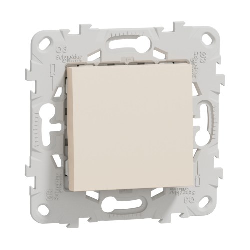 UNICA NEW выключатель 1- лавишный, сх. 1, 10 AX, 250 В, бежевый — Schneider Electric NU520144