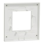 UNICA PURE рамка 1-постовая, горизонтальная, МАТОВОЕ/белый — Schneider Electric NU600289, фото 4