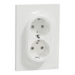 S521087 Odace Двойная розетка Schneider Electric — Schneider Electric S521087