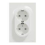 S521087 Odace Двойная розетка Schneider Electric — Schneider Electric S521087, фото 3