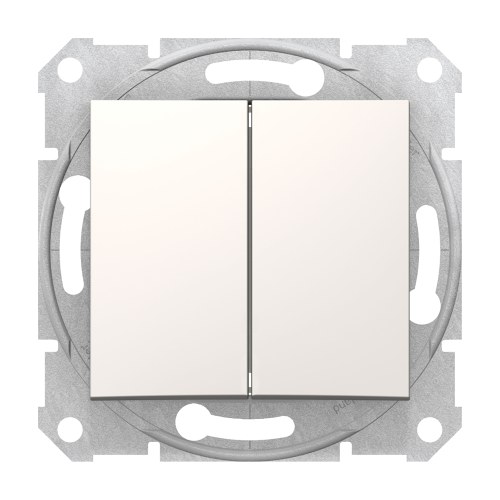 SDN1100123 Кнопка + кнопка (крем) Schneider Electric — Schneider Electric SDN1100123