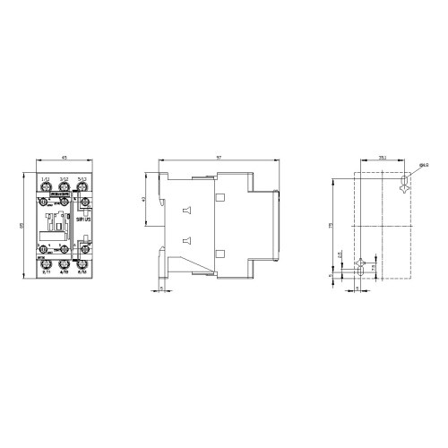 Контактор Siemens 3RT2 3P 9A 4кВт катушка 230В AC типоразмер S0 — Siemens 3RT2023-1AP00