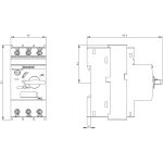 Автомат защиты двигателя Siemens 3RV2 3P 1,4-2A типоразмер S00 — Siemens 3RV2011-1BA10, фото 2