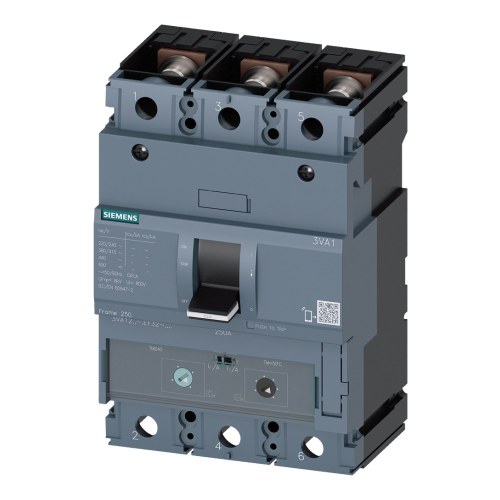 Автоматический выключатель в литом корпусе Siemens 3VA1 3P 200A 36кА — Siemens 3VA1220-4EF32-0AA0