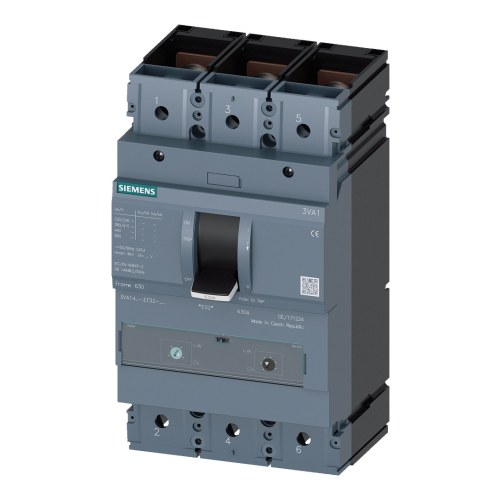 Автоматический выключатель в литом корпусе Siemens 3VA1 3P 500A 36кА — Siemens 3VA1450-4EF32-0AA0