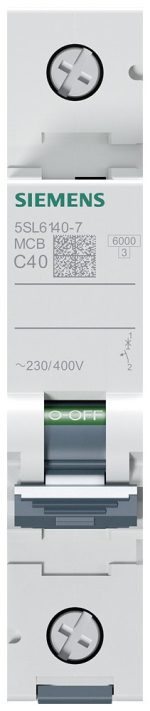 Автоматический выключатель Siemens 5SL6 1P C 40A 6кА — Siemens 5SL61407, фото 2