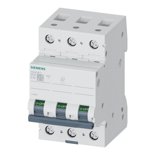 Автоматический выключатель Siemens 5SL6 3P C 10A 6кА — Siemens 5SL63107