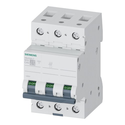 Автоматический выключатель Siemens 5SL6 3P C 40A 6кА — Siemens 5SL63407
