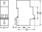 Автоматический выключатель Siemens 5SP4 1P C 80A 10кА — Siemens 5SP4180-7, фото 2