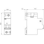 Автоматический выключатель Siemens 5SP4 1P C 80A 10кА — Siemens 5SP4180-7, фото 3