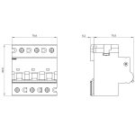 Автоматический выключатель Siemens 5SP4 3P C 100A 10кА — Siemens 5SP4391-7, фото 3