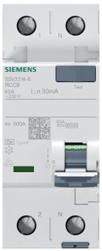 УЗО Siemens 5SV3 1P+N 40A 30мА тип A — Siemens 5SV33146, фото 4
