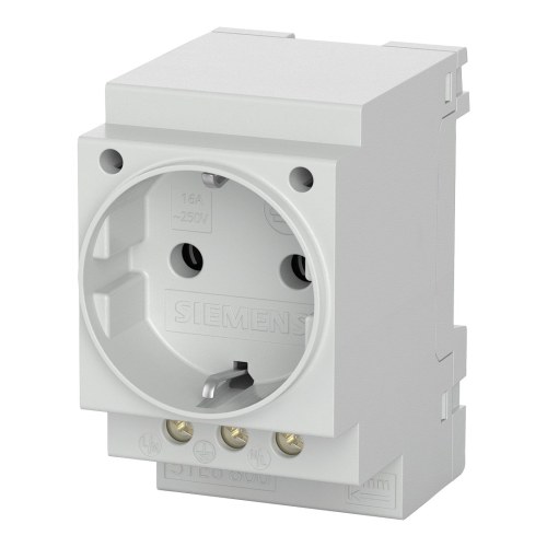 Розетка на DIN-рейку Siemens 5TE6 16A с заземлением — Siemens 5TE6800