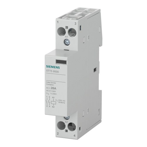 Контактор модульный Siemens 5TT5 20A 2НО катушка 230В AC — Siemens 5TT5800-0