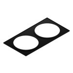 Рамка двойная под круглые 85 RAL 9005 черная TECHNOLIGHT — Technolight 41007-BK