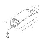 Драйвер тока 13Вт 30-40В 300мА TRIAC для Атом 13 диммируемый TECHNOLIGHT — Technolight 45003-02, фото 2