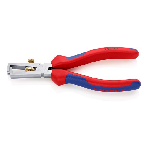 KNIPEX Инструмент для удаления изоляции,хромированный, ручки с двухкомпонентными чехлами — Knipex 11 05 160