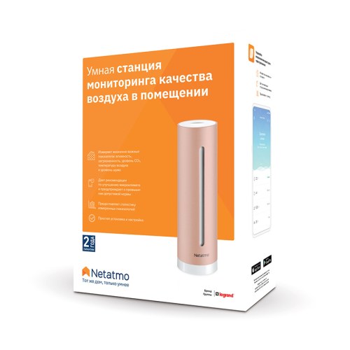 Умная станция мониторинга качества воздуха в помещении Legrand — Legrand NHC-EC