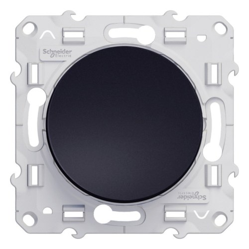 S540206 Odace Кнопочный выключатель, цвет антрацит Schneider Electric — Schneider Electric S540206