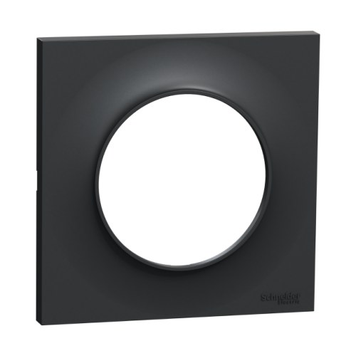 S540702 Odace Рамка 1-постовая, цвет антрацит Schneider Electric — Schneider Electric S540702