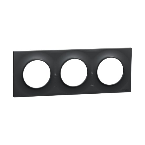 S540706 Odace Рамка 3-постовая, цвет антрацит Schneider Electric — Schneider Electric S540706