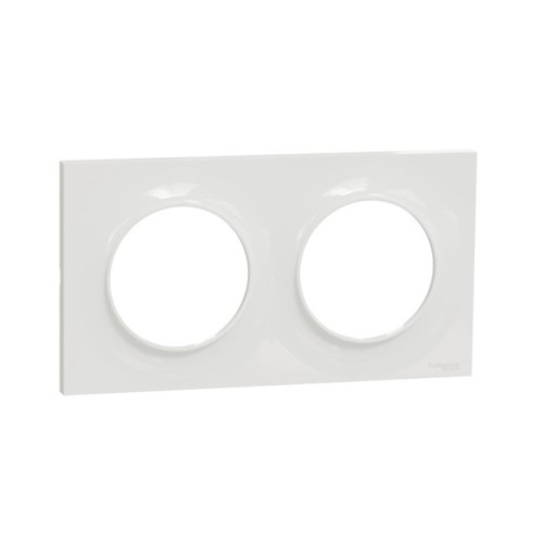 S520704 Odace Рамка 2-постовая, белая Schneider Electric — Schneider Electric S520704