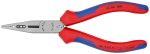 KNIPEX Плоскогубцы электрика, с чернением, полированная головка, ручки с двухкомпонентными чехлами — Knipex 13 02 160
