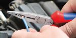 KNIPEX Плоскогубцы электрика, с чернением, полированная головка, ручки с двухкомпонентными чехлами — Knipex 13 02 160, фото 2