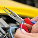 KNIPEX Плоскогубцы электрика, с чернением, полированная головка, ручки с двухкомпонентными чехлами — Knipex 13 02 160, фото 3