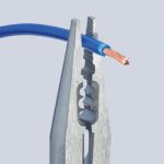 KNIPEX Плоскогубцы электрика, с чернением, полированная головка, ручки с двухкомпонентными чехлами — Knipex 13 02 160, фото 5