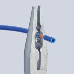 KNIPEX Плоскогубцы электрика, с чернением, полированная головка, ручки с двухкомпонентными чехлами — Knipex 13 02 160, фото 7