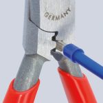 KNIPEX Плоскогубцы электрика, с чернением, полированная головка, ручки с двухкомпонентными чехлами — Knipex 13 02 160, фото 8