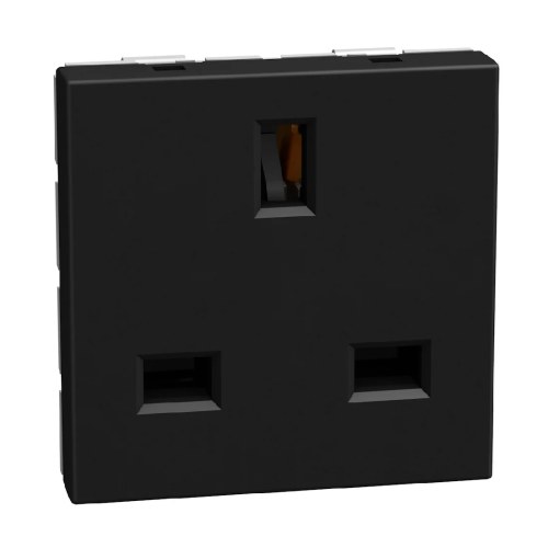 Розетка британского стандарта 13A, цвет черный — Bticino BT-YD4150
